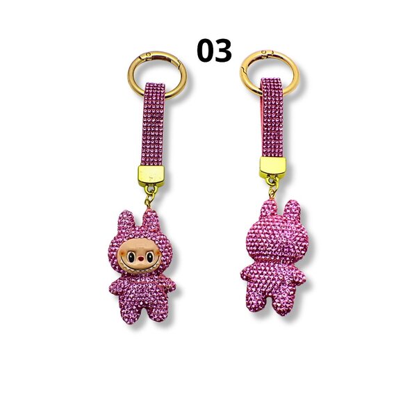 Monster Keychain Bag Clip Handmade - Picture 4 of 7